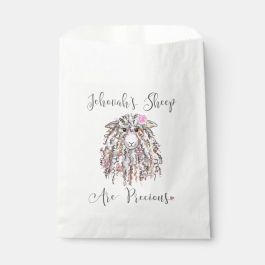 Sachets En Papier Jehovah’s Sheep Are Precious (Devant)