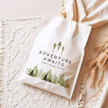 Sachets En Papier JENNA Rustic Watercolor Pine Tree Fête des mariées<br><div class="desc">La collection de Fêtes des mariées Jenna comprend de magnifiques pins aquarelles et une combinaison de polices rustiques. Cette collection est parfaite pour votre événement d'aventure en montagne.</div>