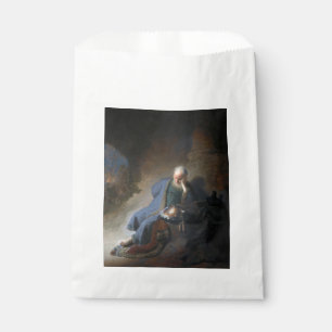 Sachets En Papier Jérémie pleurant sur la chute de Jérusalem, Rembra