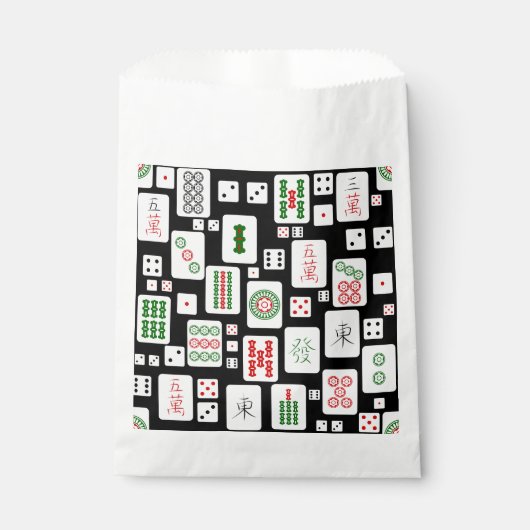 Sachets En Papier Jeu de cartes Mahjong (Devant)