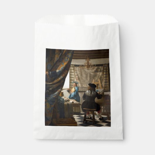 Sachets En Papier Johannes Vermeer - L'Allégorie de la Peinture (Devant)