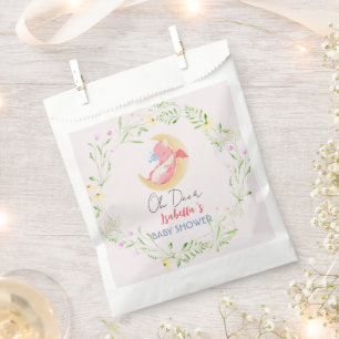Sachets En Papier Joli baby shower fleur sauvage de dinosaure dragon