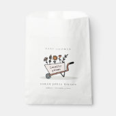 Sachets En Papier Joli Baby shower floral pâté à la végétation local (Devant)