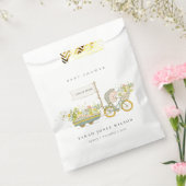 Sachets En Papier Joli Baby shower Vélo Hérisson Cultivé Localement  (Scellé)