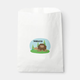Sachets En Papier Joli dessin animé Sasquatch