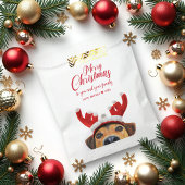 Sachets En Papier Joli Drôle Chien Reindeer Antler Headband Noël