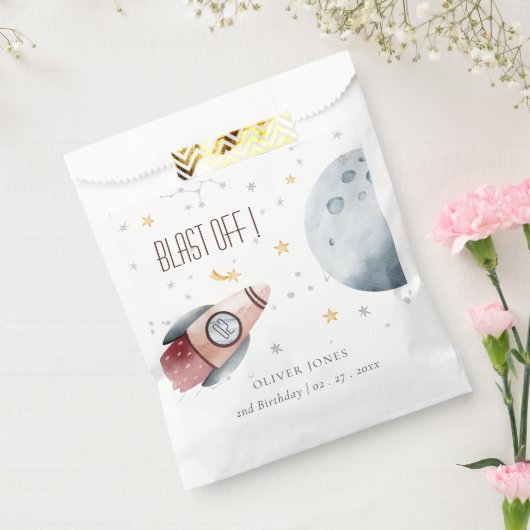 Sachets En Papier Joli espace extra-atmosphérique Planètes étoiles N (Scellé)