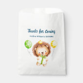 Sachets En Papier Joli Lion bébé, Merci Party (Devant)