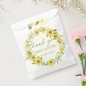 Sachets En Papier Joli Tournesol Jaune Floral Mariage Merci (Scellé)