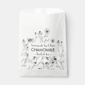 Sachets En Papier Jolie aquarelle Chamomile Thé maison (Devant)