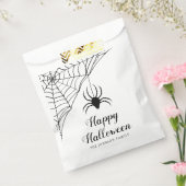 Sachets En Papier Jolie araignée noire Halloween (Scellé)