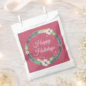 Sachets En Papier Jolie couronne de vacances Boho (Coupé)