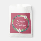 Sachets En Papier Jolie couronne de vacances Boho (Devant)