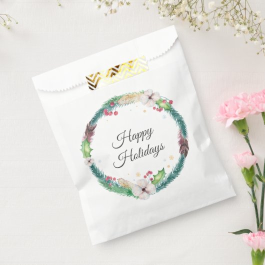 Sachets En Papier Jolie couronne de vacances Boho (Scellé)