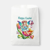Sachets En Papier Jolie fée de Pâques heureuse (Devant)