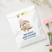 Sachets En Papier Jolie fentes en azy avec Baby shower Sun & Rainbow (Scellé)