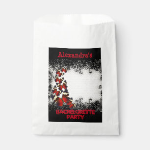 Sachets En Papier Jolie fête de bachelorette en dentelle noire papil