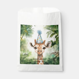 Sachets En Papier Jolie Fête de Naissance de la Jungle de la Girafea