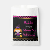 Sachets En Papier Jolie fête d'Halloween sorcière fille Halloween (Devant)