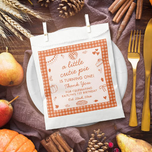 Sachets En Papier Jolie petite tartelette fête son premier anniversa