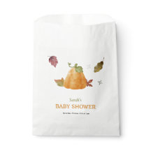 Jolie serviette en papier Citrouille automne bébé 