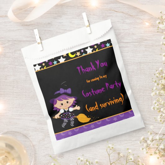 Sachets En Papier Jolie Sorcière Halloween Costume Party (Coupé)