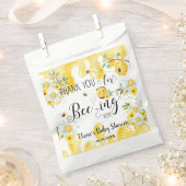 Sachets En Papier Jolies abeilles miel Jaune Fleurs Fête prénatale p (Coupé)