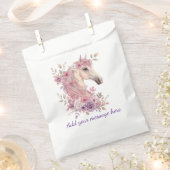 Sachets En Papier Jolis Petits Poneys et Pétales Personnalisables (Coupé)