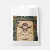 Sachets En Papier Jolly roger Pirate fête d'anniversaire (Devant)