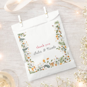 Sachets En Papier Jonquilles botaniques Fleur de Pâquerette Paeonia