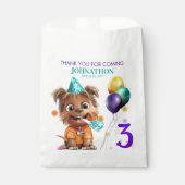 Sachets En Papier Jote Chien Chien Chien Chien Anniversaire (Devant)