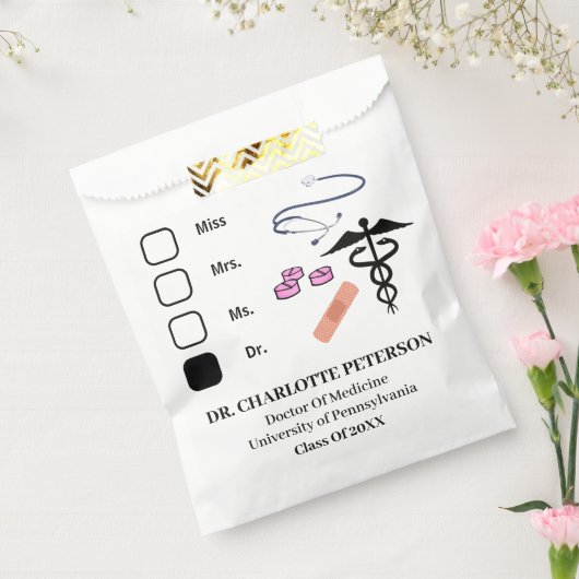 Sachets En Papier Jote Docteur Médicale Graduation Party (Scellé)