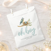 Sachets En Papier Jote Oh Boy Blue Bird Nest Baby shower (Coupé)