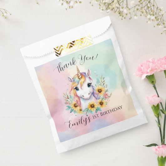 Sachets En Papier Jote Unicorn Tournesol Anniversaire (Scellé)