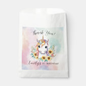 Sachets En Papier Jote Unicorn Tournesol Anniversaire (Devant)