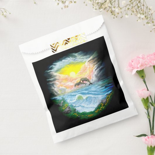 Sachets En Papier Jouer aux dauphins sous le soleil (Scellé)