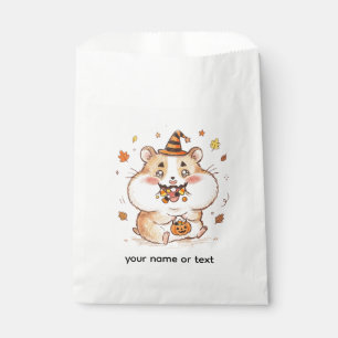 Sachets En Papier Joues Remplies de Friandises Halloween Hamster Far