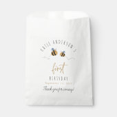 Sachets En Papier Jour d'anniversaire de la mignonne Bumblebee (Devant)