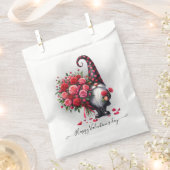 Sachets En Papier Jour de Valentines aux Roses Rouges (Coupé)