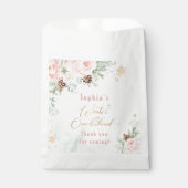 Sachets En Papier Jour d'hiver rose vif (Devant)