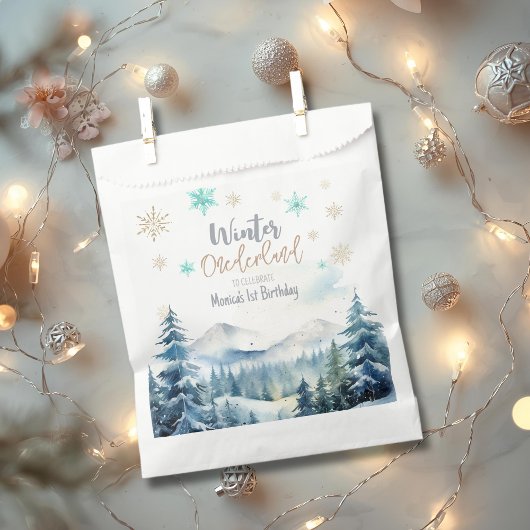 Sachets En Papier Jour fabuleux pour l'hiver