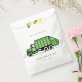 Sachets En Papier Jour vert mignon Garbage Truck Enfants N'importe q (Scellé)