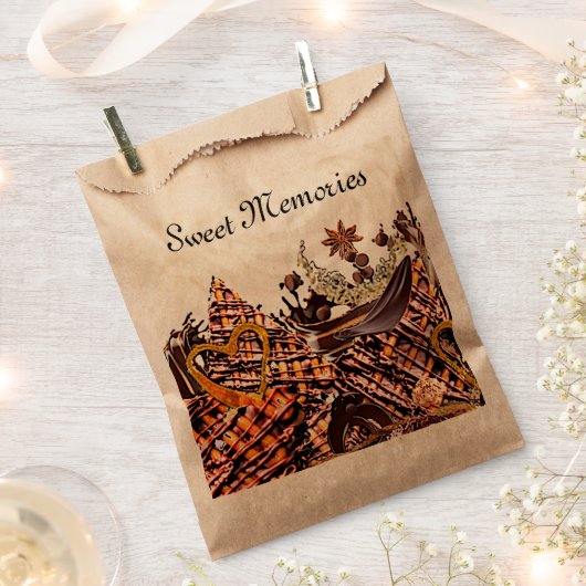 SACHETS EN PAPIER JOURNÉE SUCRÉE AU SOLEIL ! :) (Coupé)