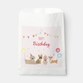 Sachets En Papier Joyeuse fête des chiens d'anniversaire (Devant)