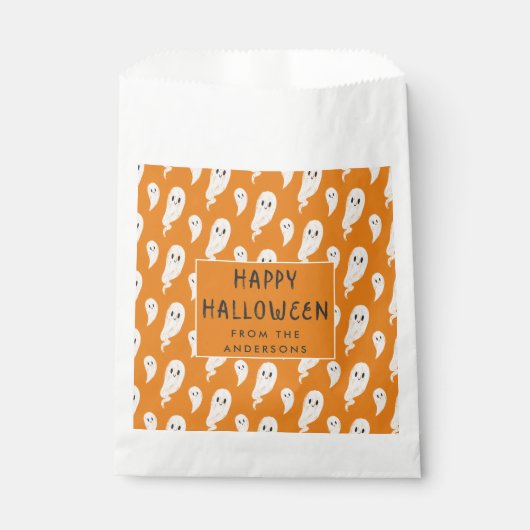 Sachets En Papier Joyeuse fête d'Halloween cadeau sac cadeau (Devant)