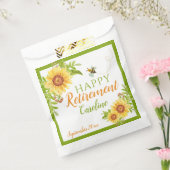 Sachets En Papier Joyeuse retraite Fleur de soleil (Scellé)