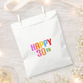 Sachets En Papier Joyeux 30ème (Coupé)