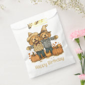 Sachets En Papier Joyeux Anniversaire Automne Moisson Goldendoodle C (Scellé)
