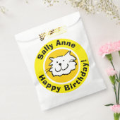 Sachets En Papier Joyeux anniversaire avec nom (Scellé)