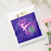 Sachets En Papier Joyeux anniversaire Ballerina Galaxy Personnalisé (Scellé)